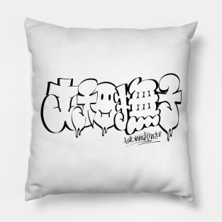 Japanese KANJI Graffiti YAMATONADESHIKO Pillow