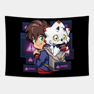 Hiro & Gammamon Tapestry