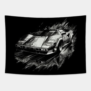 Lamborghini Countach Tapestry