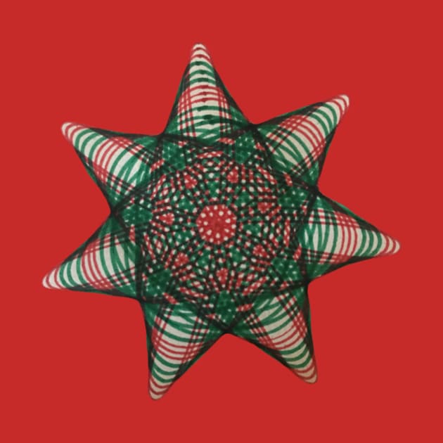 Spirograph--Christmas Pattern 5 by Travelling_Alle