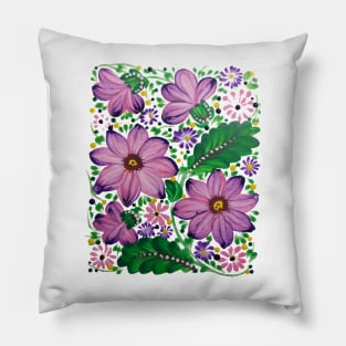 Flowers petrykivka Pillow