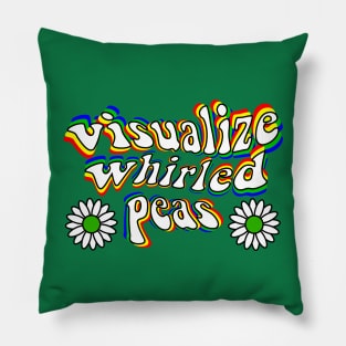 Visualize Whirled Peas Pillow