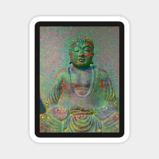 Klimt-Style Buddha Magnet