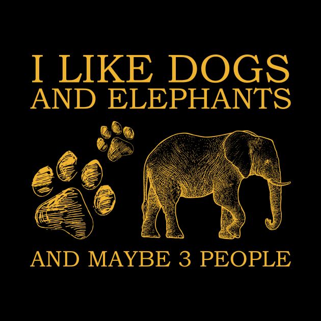 I Like Dogs And Elephants And Maybe 3 People by Jenna Lyannion