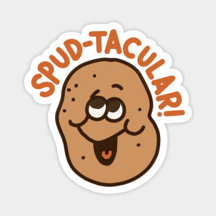 Spud-tacular - Potato Pun Magnet