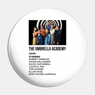 THE UMBRELLA ACADEMY CAST Pin