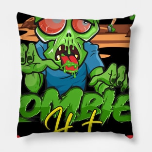 Zombies Hate Fastfood Pillow