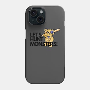 Mr. Button the Teddy Bear Monster Hunter Phone Case