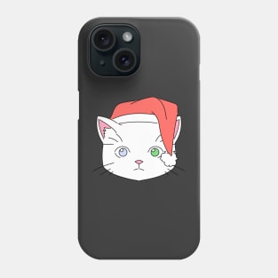 Cute and funny christmas cat Phone Case