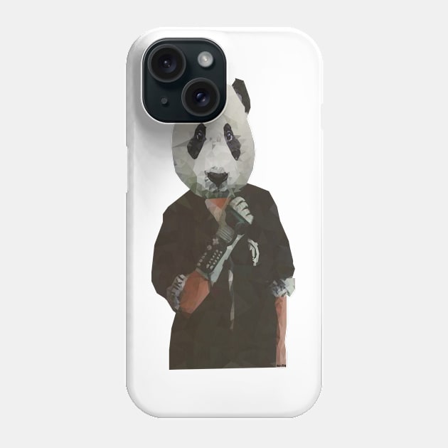 Rad Power Glove Panda Love Phone Case by Travnash