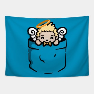 Super Cute Pocket Angel Tapestry