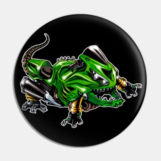 Kawasaki ZX14 Lizard Green Pin