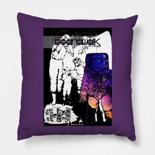 The Boardwalk Kings - The Rocket Man Far Out of Reach Pillow