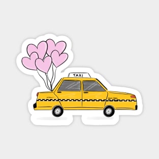 NYC Taxi Cab Magnet