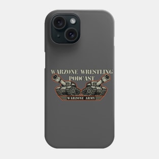 Warzone Wrestling Podcast Tank Phone Case