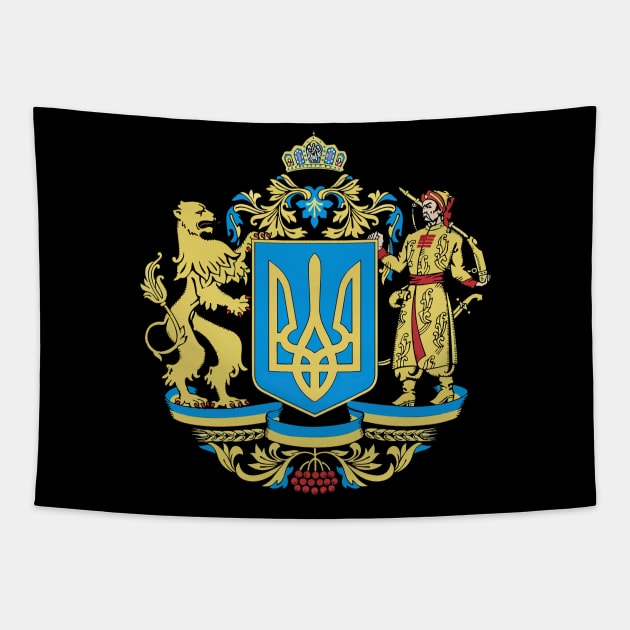 Support Ukraine, Ukraine Lovers Tapestry by Rosiengo