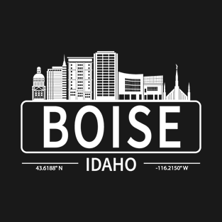 Boise City Idahoe Skyline T-Shirt