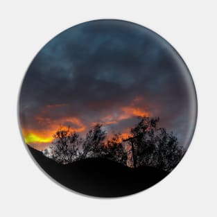 Dark Sunset Sky Pin