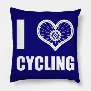 Cycling BIking Love Slogan Meme Gift For Cyclist Pillow