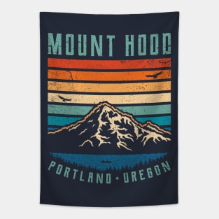 Mount Hood - Portland, Oregon - Sunset Tapestry