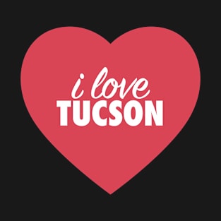 I Love Tucson In Red Heart T-Shirt