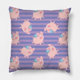 Lovely Pig Pattern Pillow