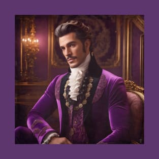 Extreme Purple - Velvet Suit Rococo Gentleman T-Shirt