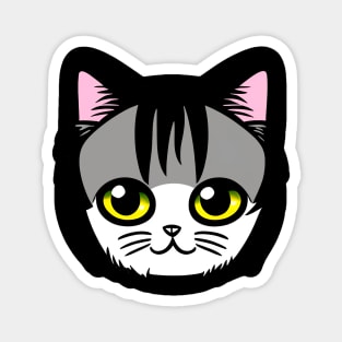 Cute Cat Illustration Nº1 Magnet