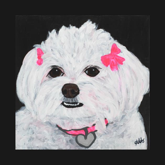 Charlie the Maltese by AmandaAAnthony