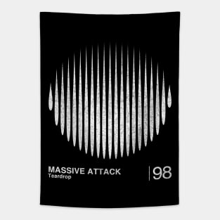 Massive Attack / Minimalist Graphic Fan Artwork Design Tapestry