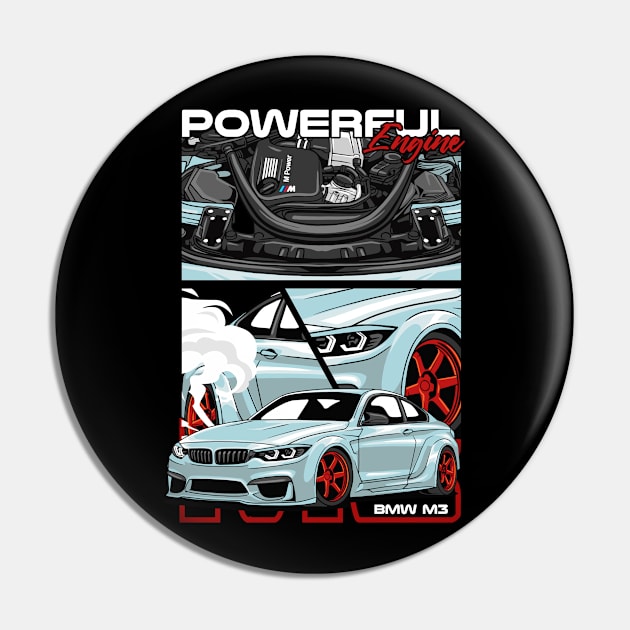 M3 F80 Powerfull Engine Pin by Harrisaputra