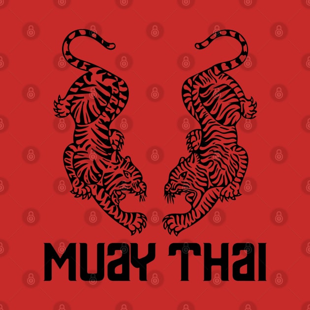 Muay Thai Tigers by dajabal