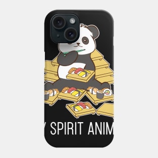 Sushi Panda My Spirit Animals Korean Gift Funny T-Shirt Phone Case