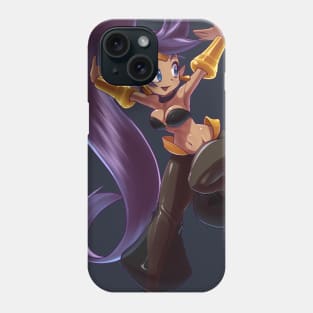 Shantae - black Phone Case