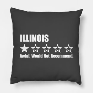 Illinois One Star Review Pillow