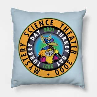 MST3K Turkeyday 2021 TVGM varient Pillow