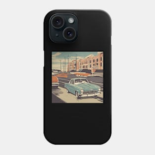 retro car street old money Phone Case