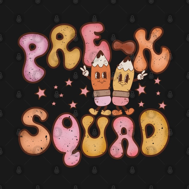 Retro Pre-K Squad by Myartstor 