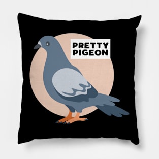 Pretty Pigeon Cute Design for Pigeon Lovers Pillow