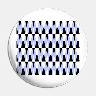 Geometric Blue Pin