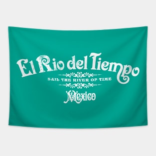 El Rio del Tiempo Vintage White Tapestry