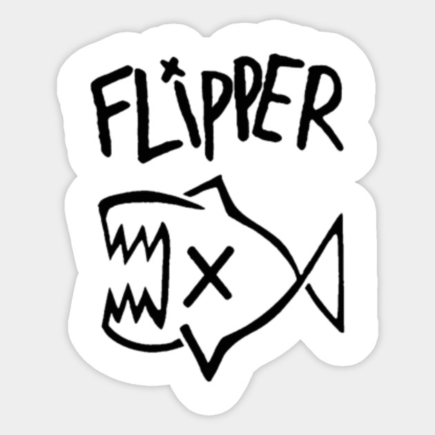 Flipper Band Logo Generic Kurt Cobain Nirvana Flipper Kurt Cobain Sticker Teepublic