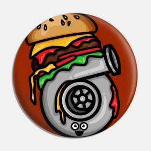 Cutest Turbo - Burger Pin