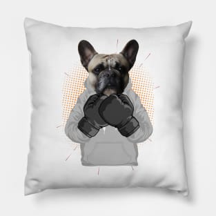 Boxing | Pug puppy Pillow