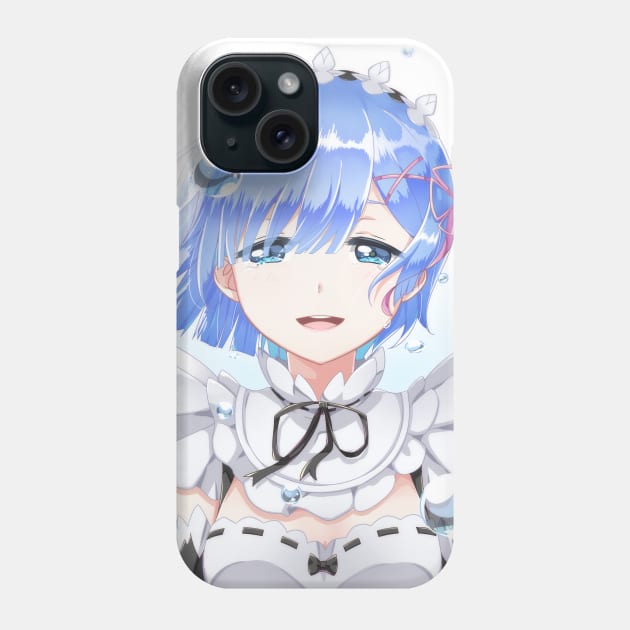 Rem Phone Case by Kheila Hirai