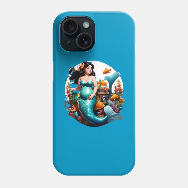 Expecting Mother Mermaid Phone Case by MGRCLimon