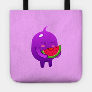 Eating watermelon, Burntboo Tote