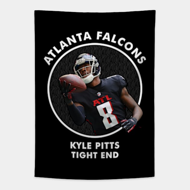 KYLE PITTS - TE - ATLANTA FALCONS Tapestry by Mudahan Muncul 2022