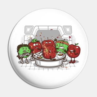 Alien Apple Pin