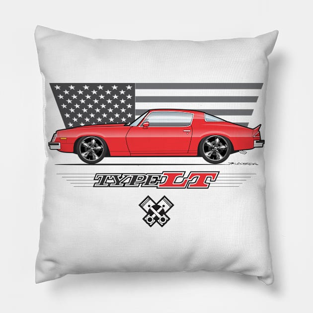 Red LT Pillow by JRCustoms44